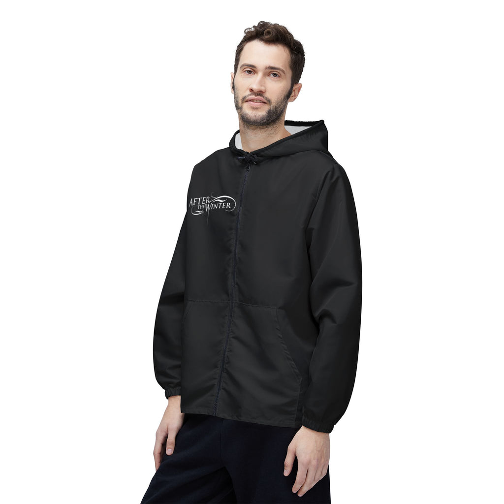 After the Winter Windbreaker Jacket — Lightweight Black Hooded Outerwear